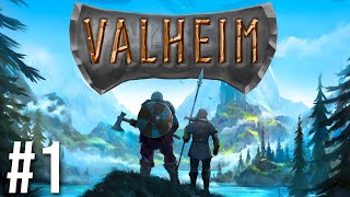 VALHEIM Gameplay – Viking RPG Survival Game – Part 1 Walkthrough Guide Review [upl. by Leksehcey]