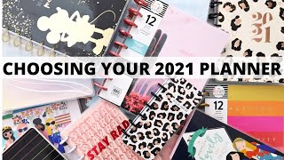 CHOOSING YOUR 2021 HAPPY PLANNER  Overview of Planner Sizes Layouts and Ideas on How to Use Them [upl. by Jephum]