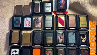 Zippo collection 2021 [upl. by Atinwahs]