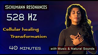 528 Hz  Schumann Resonance Healing Transformation Balance [upl. by Dlawso]