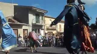 Giganti Ciccio e Rachele e Giganti Mata e Grifone di San Costantino Calabro 2014 Festa Bambin Gesù [upl. by Derayne]