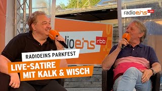 LiveSatire mit Kalkofe amp Wischmeyer  Das radioeins Parkfest 2022 [upl. by Lyda]