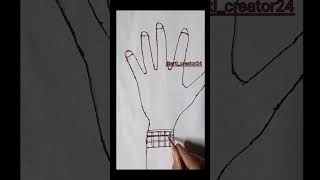 Easy mehandi designs viralvideo ytshorts viralshorts mehandiartist mehndi [upl. by Linker]