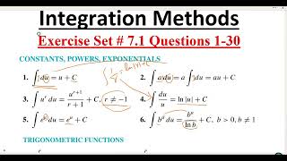 Calculus Ex  71 Q 130 Methods of Integration Howard Anton 10th Edition [upl. by Donny]