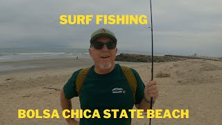 Surf Fishing Bolsa Chica State Beach [upl. by Durkin692]