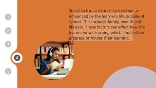 Personal Social and Cultural Factors on Learning [upl. by Kerns174]