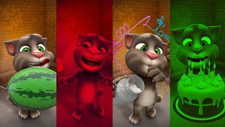 MY Talking Tom Colors Cartoons GAME  Talking Tom Cat Learning Colors Effects  Part 934 [upl. by Redlac73]