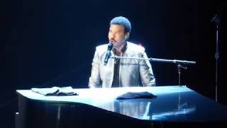 Lionel Richie  Sail On Commodores song LIVE Houston HD 8417 [upl. by Aracahs]