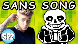 UNDERTALE SANS SONG quotNO MERCYquot Justin Bieber  Sorry Parody [upl. by Oiromed]