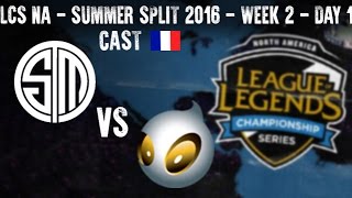 TSM vs Dignitas  LCS NA 2016  Spring Split  Week 2  Day 2  FR [upl. by Dorelle]