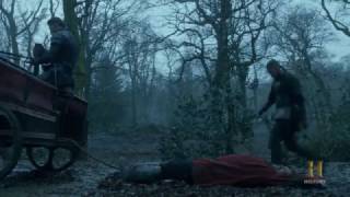 King Aella Blood Eagle execution  Vikings 4x18 [upl. by Polak]