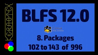 8 Packages 102 to 143 of 996  How to build Beyond Linux From Scratch BLFS 120 Tutorial [upl. by Haase]