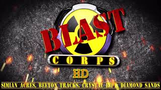 Blast Corps Simian Acres Beeton Tracks Crystal Rift Diamond Sands HD [upl. by Coriss691]