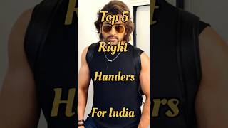 Top 5 Right Handers in Indiashorts viral trendingshorts reels cricket [upl. by Derward745]