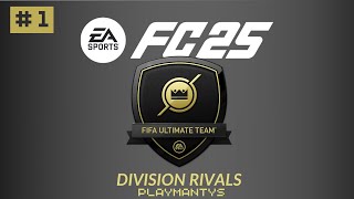 Division Rivals Fifa25 road to 1 episode1 10to8 [upl. by Noirad]