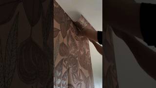 How to quickly hang wallpaper on a wall wallpaper wallpapering [upl. by Leikeze757]