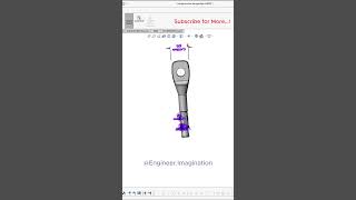 Wedge Anchor Hanger Style EngineerImagination foryou shorts solidworks model 3d [upl. by Eardnoed]