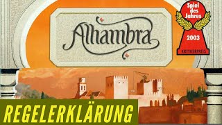 Alhambra Anleitung Regeln Regelvideo Brettspiel Spiel des Jahres 2003 [upl. by Edivad]