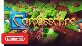 Carcassonne  Launch Trailer  Nintendo Switch [upl. by Anatollo326]