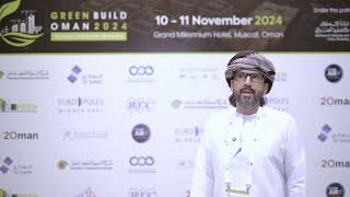 Interview with Abdul Aziz AlMaqbali From Middle East Calcined Clay LLC MECC [upl. by Notsnarc642]