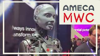 Ameca The Humanoid Robot from MWC  A Glimpse into the Future of Robotics [upl. by Artened446]