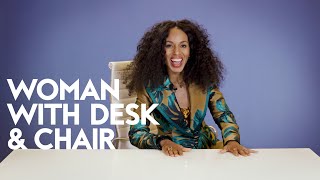 Kerry Washingtons Lesson on Confidence  Woman with Desk and Chair  InStyle [upl. by Willy]