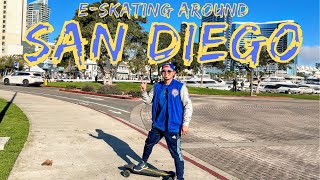 An EPIC Tour of San Diego Embarcadero amp Gaslamp Quarter [upl. by Nosidam780]