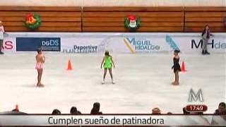 Realiza su sueño de ser patinadora [upl. by Yalc82]