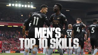 Top 10 Skills Compilation from Arsenal in 2023 ⚡️  Martinelli Jesus Saka White and more [upl. by Lorelie]