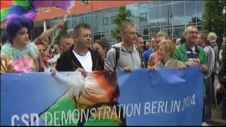 CSD 2014 Berlin  Demo des Aktionsbündnisses [upl. by Bergstrom]