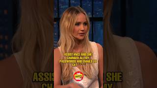 Jennifer Lawrence Embarrassing Password 🤭🤣 shorts [upl. by Odelet]