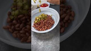 Barbunya salatası  quail bean salad  WachtelBohnePinto Bohnen Salat shorts rezept food short [upl. by Thagard]