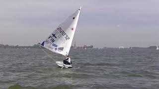 laser radial light wind downwind technique [upl. by Htiffirg]