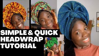 🔥🔥QUICK amp EASY GELEANKARA HEADWRAP TUTORIAL [upl. by Macintosh]