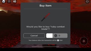 SNIPING RUBY COMBAT BLADE 180 [upl. by Noyar702]