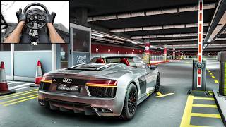 Audi R8 Spyder V10  Test Drive Unlimited Solar Crown  Steering Wheel Gameplay [upl. by Mayfield]