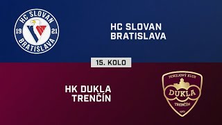 15 kolo HC Slovan Bratislava – HK Dukla Trenčín 12 HIGHLIGHTY [upl. by Adniled817]