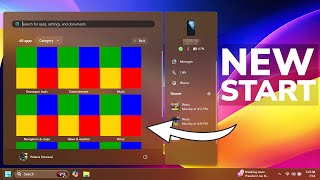 How to Enable New Start Menu in Windows 11 226353930 [upl. by Gathers282]