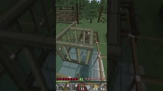 I built an automatic cow farm in Minecraft Bedrock [upl. by Airuam]