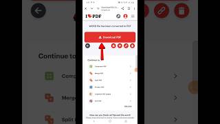 Word To PDF Converter  word to pdf kaise kare  how to convert word to pdf [upl. by Asyal]