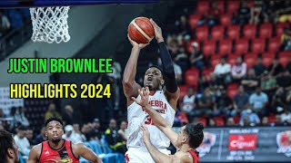 Justin brownlee 2024 highlights [upl. by Dlanod680]