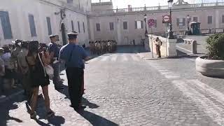 Bersaglieri Cambio della guardia al Quirinale [upl. by Enelad]