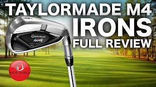 NEW TAYLORMADE M4 IRONS  FULL REVIEW RICK SHIELS [upl. by Erica]