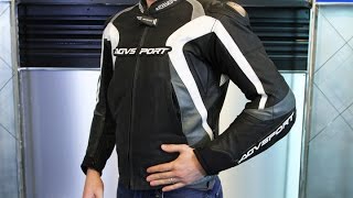 AGV Sport Photon Perforated Leather Jacket  Motorcycle Superstore [upl. by Ysdnyl124]