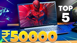 Best Laptops Under ₹50000⚡Top 5 Laptops Under 50000  Techy QR [upl. by Esiuol]