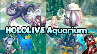 All 71 Members in Ames VR Chat 【HOLOLIVE AQUARIUM】 [upl. by Nylorak101]