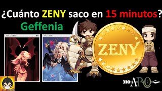 ¿Cuánto Zeny saco en 15 minutos  Geffenia  LK Spiral  Adventures ro [upl. by Hirst198]