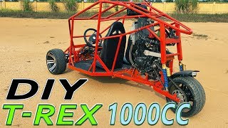 Build a TREX Three Wheeled Motorcycle 1000cc [upl. by Leahciam750]