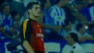 Iker Casillas Vs Malaga Away 200304 [upl. by Dombrowski733]