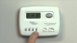 White Rodgers Thermostat 1F78  Service Champions [upl. by Happy753]